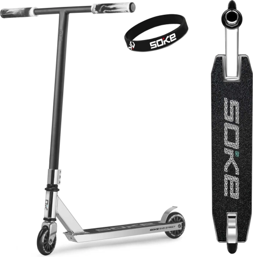Soke EVO street silver freestyle σκούτερ