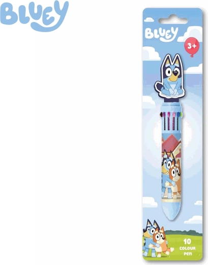 Πολύχρωμο παιδικό στυλό Bluey 10 σε 1