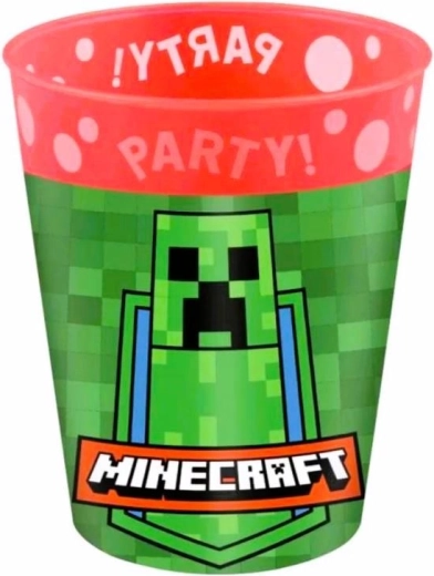 Πλαστικό κυπελάκι Minecraft - 1 τεμάχιο