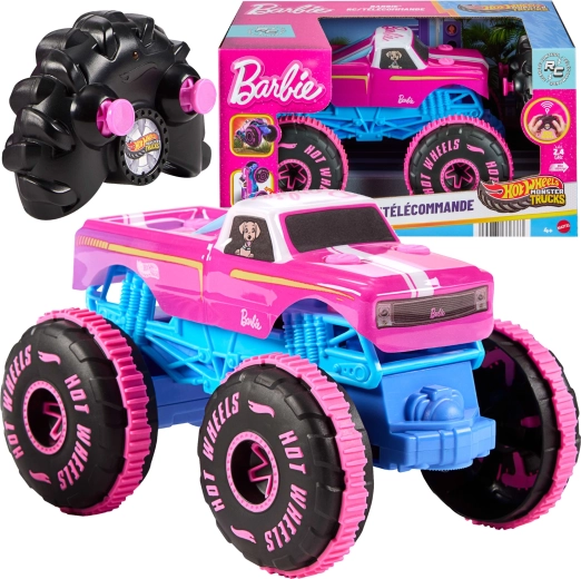 rc monster truck hot wheels barbie 1:24