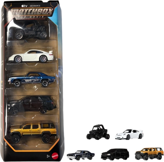 Mattel Matchbox The Movie Villain Pursuit σετ 5 αυτοκινητάκια