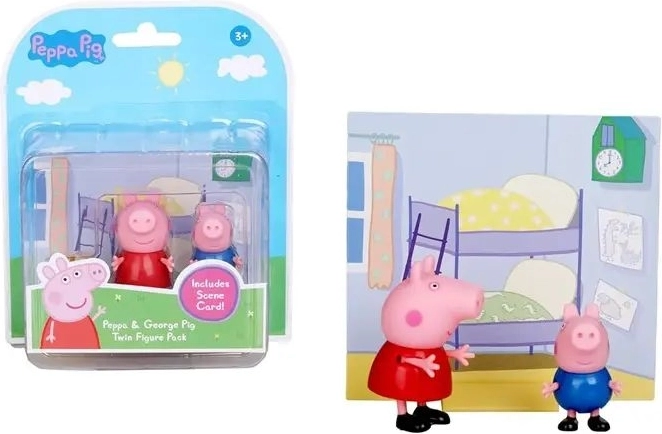 Φιγούρες Peppa Pig, Peppa και George