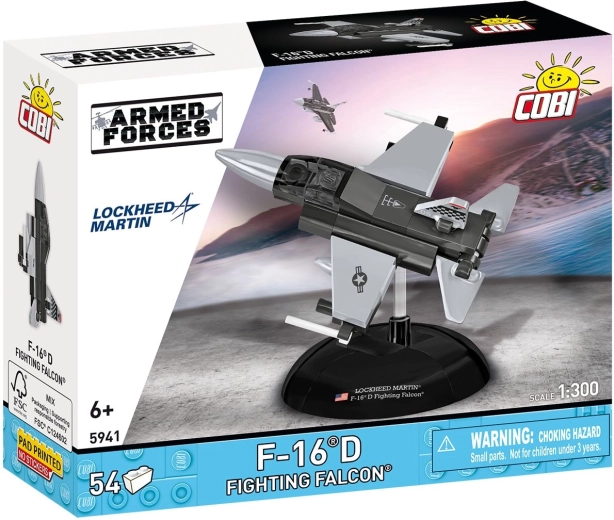 Cobi Armed Forces μαχητικό Lockheed Martin F-16D Fighting Falcon 1:300 (54 τεμάχια)