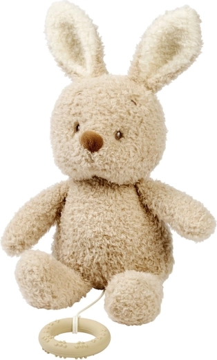 Nattou λούτρινο μουσικό λαγουδάκι Teddy 24 εκ.