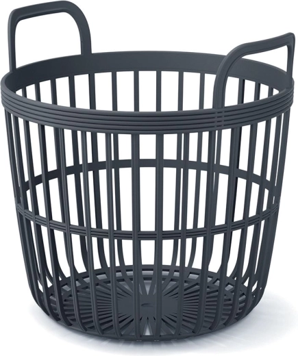 Καλάθι Zoe Basket με χερούλια 36,4 cm – ανθρακί