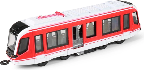 Μεταλλικό κόκκινο τραμ 20 cm