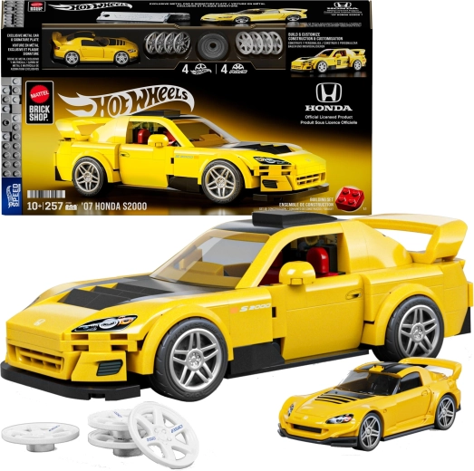 Σετ κατασκευής Hot Wheels Speed Series ’07 Honda S2000 257 κομμάτια