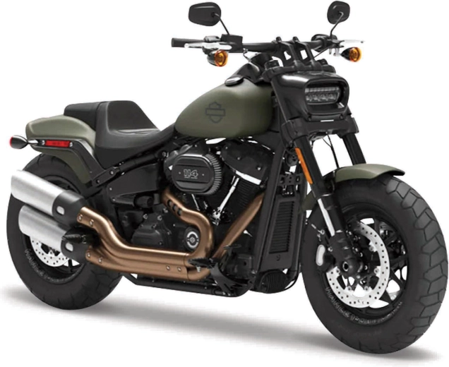 Maisto Harley-Davidson Fat Bob 114 1:18 πράσινο