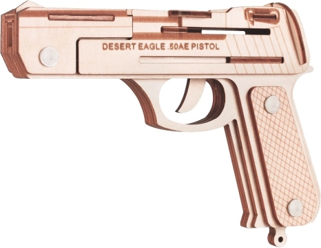 Ξύλινο 3D παζλ Πιστόλι Desert Eagle