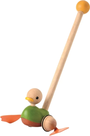 Σπρωχτή πάπια PlanToys