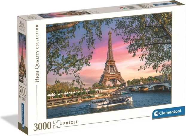 Clementoni παζλ High Quality Collection Iron Lady σε ροζ 3000 κομμάτια