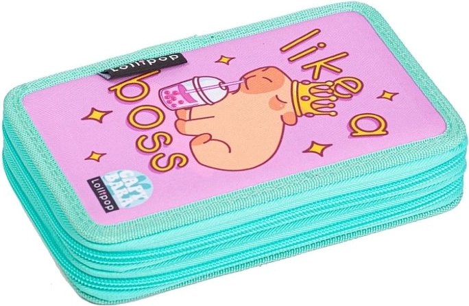 Κασετίνα LizzyCard capybara, 2 επίπεδα