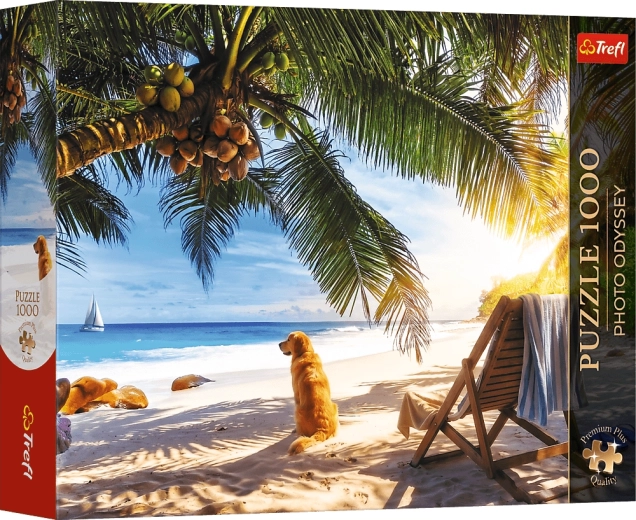 Trefl Puzzle Premium Plus Photo Odyssey: Χαλάρωση στην παραλία, Σεϋχέλλες, 1000 κομμάτια