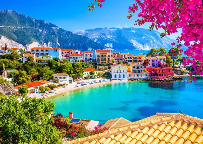 Puzzle Enjoy Χωριό Άσσος στην Κεφαλονιά, Ελλάδα – 1000 κομμάτια