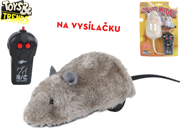 Toys&Trends Τηλεκατευθυνόμενο λούτρινο ποντίκι 2,4 GHz – διασκεδαστικό παιχνίδι με τηλεχειρισμό