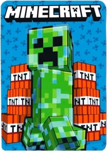 Fleece κουβέρτα Minecraft 100 × 140 cm - 1 τεμάχιο