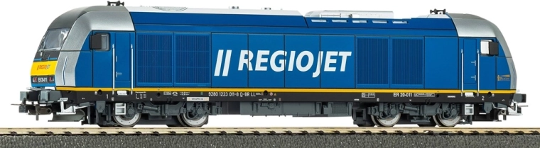 Piko πετρελαιοκίνητη ατμάμαξα Herkules BR 223 RegioJet, εποχή VI