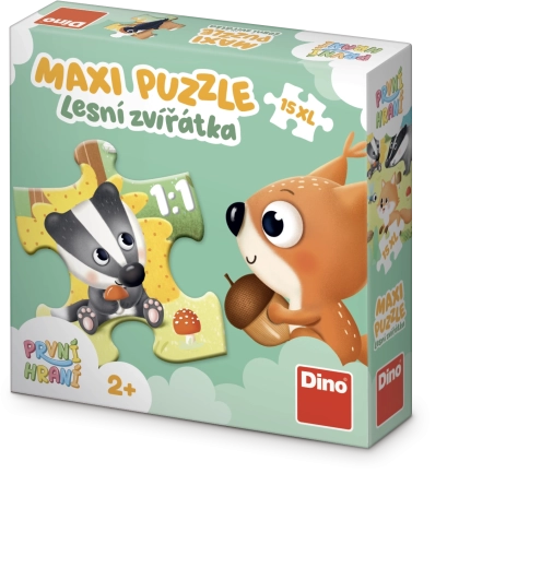 Dino παζλ maxi baby Πρώτο παιχνίδι Ζωάκια του δάσους, 15 κομμάτια