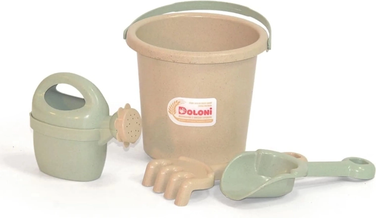 Doloni ECO Line σετ για άμμο με ποτιστηράκι πράσινο-μπεζ