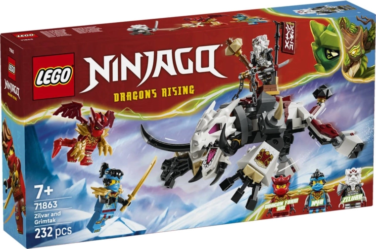 LEGO NINJAGO Zilvar και το δρακόμορφο θηρίο Grimtak