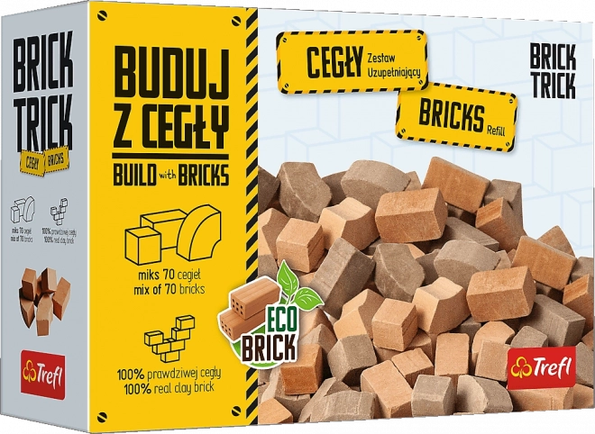 Trefl Brick Trick ανταλλακτική συσκευασία τούβλων, ποικιλία 70 τεμ.