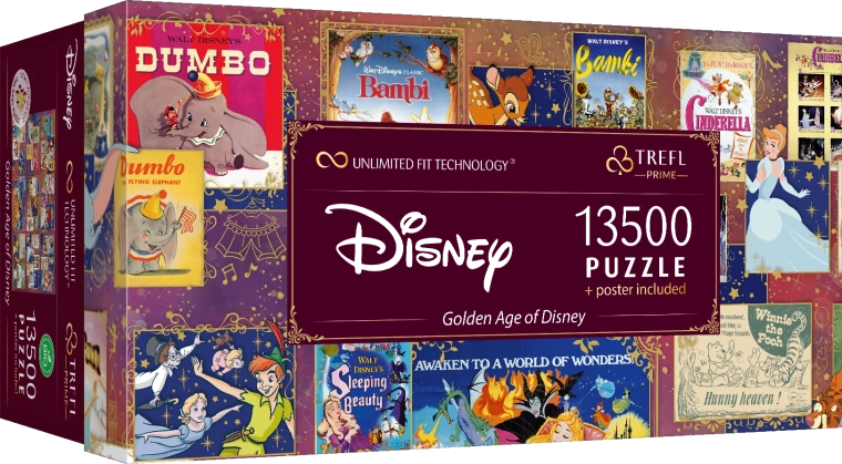 Παζλ 13500 κομματιών Disney Χρυσή Εποχή