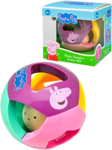 Κουδουνίστρα-μπαλάκι Peppa Pig - 1 τεμάχιο