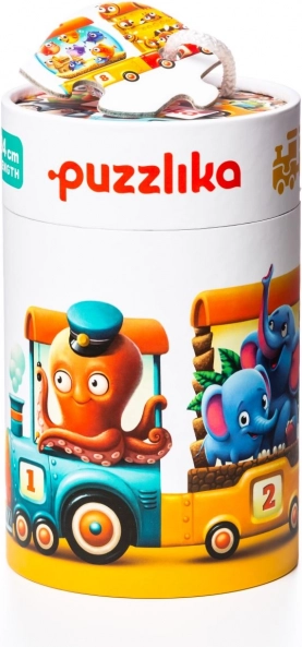 Puzzlika Τρένο – εκπαιδευτικό παζλ 20 τεμαχίων, 94 cm