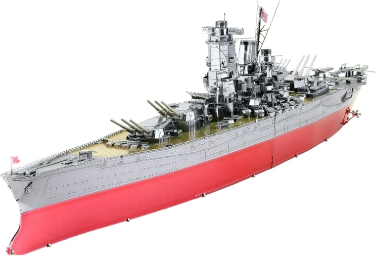 Metal Earth ICONX 3D μεταλλικό παζλ πολεμικό πλοίο Yamato