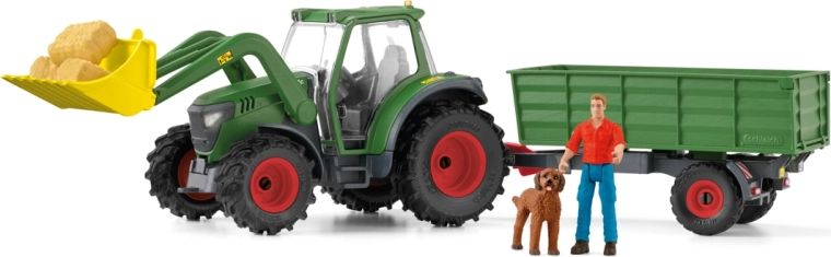 Schleich τρακτέρ με ρυμουλκούμενο