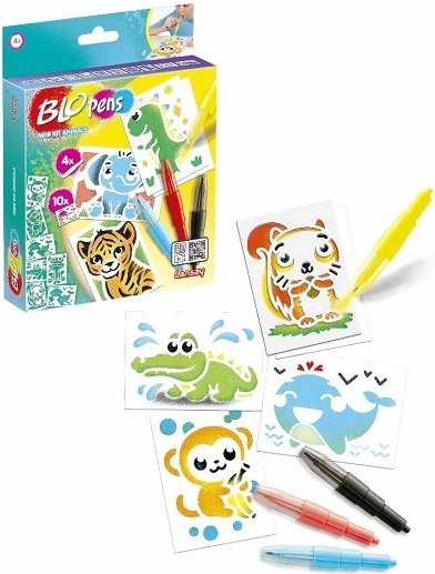 Blopens μίνι σετ Ζώα – δημιουργικό σετ airbrush για παιδιά