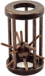 Μεταλλικός γρίφος «σκαντζόχοιρος στο κλουβί»