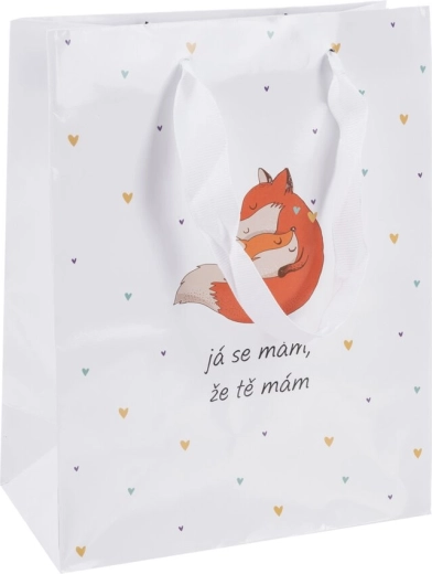 Δώρο-σακούλα από χαρτί «Já se mám» 18 × 10 × 23 cm