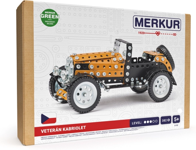 Μεταλλική κατασκευή Merkur βετεράνο AERO, 382 τεμάχια