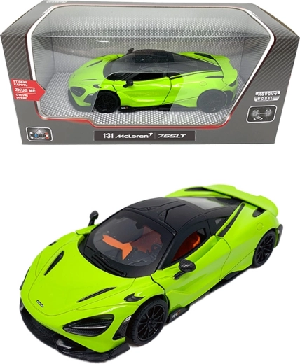 Μεταλλικό μοντέλο αυτοκινήτου McLaren 765LT 1:31 με φώτα και ήχους