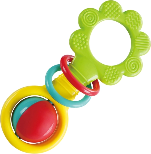 Κουδουνίστρα Playgo με περιστρεφόμενη μπίλια 16 cm