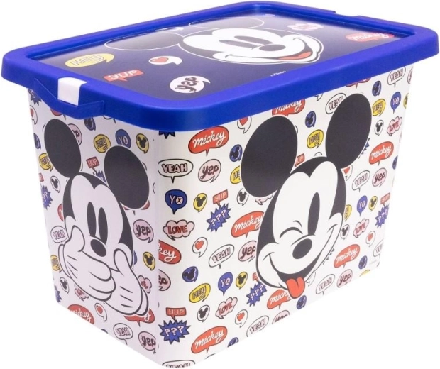 Μεγάλο κουτί αποθήκευσης με καπάκι Mickey Mouse