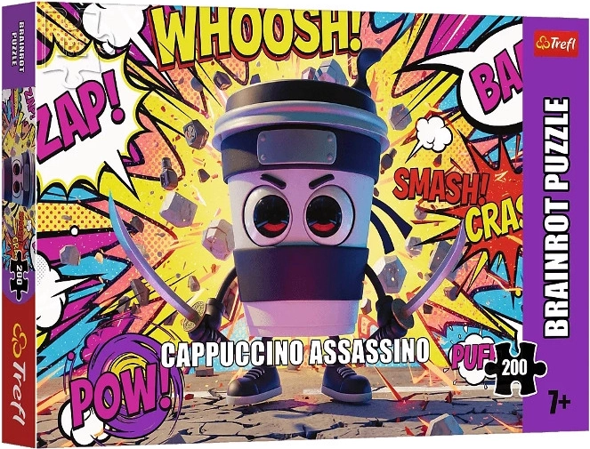 Παζλ Trefl BrainRots Cappuccino Assassino 200 κομματιών