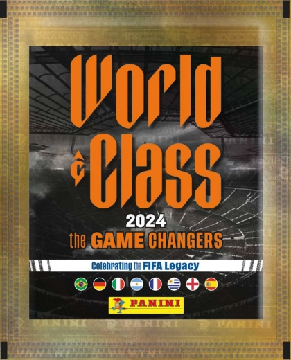 Panini World Class 2024 συλλεκτικά ποδοσφαιρικά αυτοκόλλητα - 1 φακελάκι (5 τεμ.)