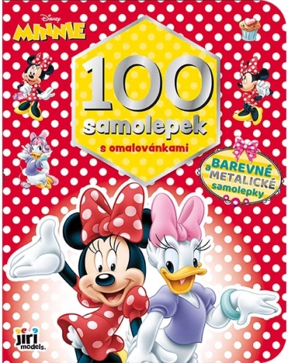 Βιβλίο ζωγραφικής Minnie με 100 αυτοκόλλητα