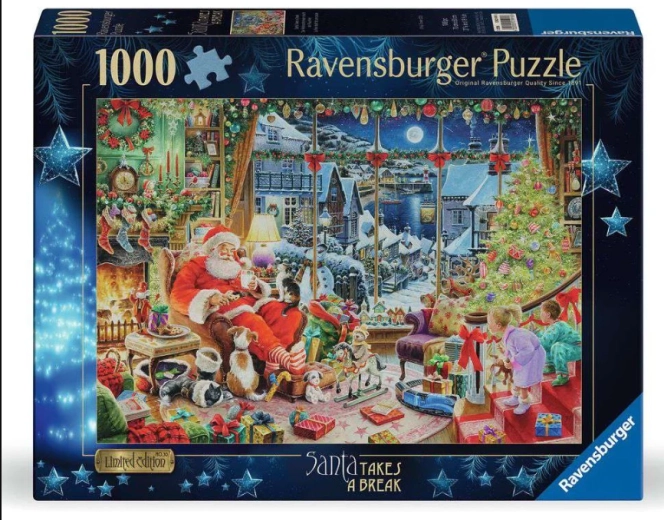 Ravensburger παζλ περιορισμένη έκδοση αρ. 30: Ο Άγιος Βασίλης κάνει διάλειμμα 1000 κομμάτια