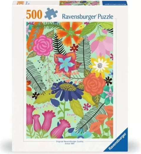 Παζλ Ravensburger Η ανθισμένη ζούγκλα 500 κομματιών