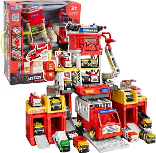 Πυροσβεστικός σταθμός διάσωσης – πολυλειτουργική βάση με φώτα και ήχους