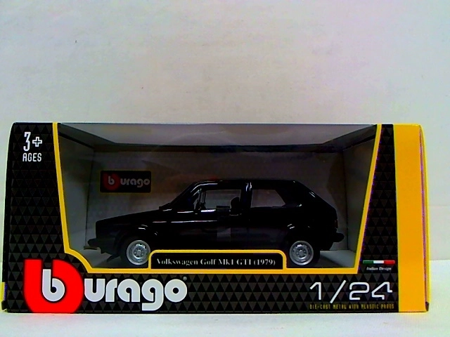 Μοντέλο αυτοκινήτου Bburago Volkswagen Golf MK1 GTI 1:24 μαύρο