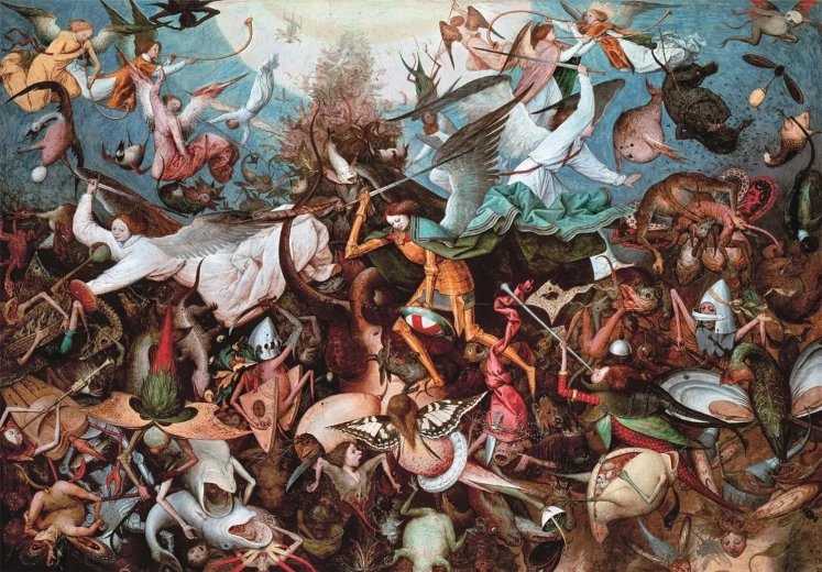 Παζλ Clementoni Museum Collection: Η Πτώση των Αγγέλων 1000 κομμάτια
