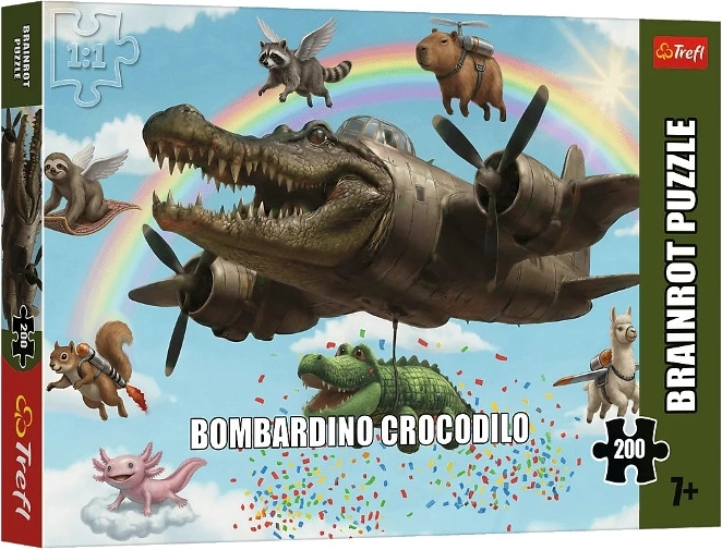 Παζλ Trefl BrainRots bombardino Crocodilo 200 κομματιών
