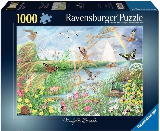 Παζλ Ravensburger Λίμνη Norfolk 1000 κομμάτια