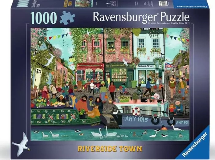 Παζλ Ravensburger Πόλη Riverside 1000 κομμάτια