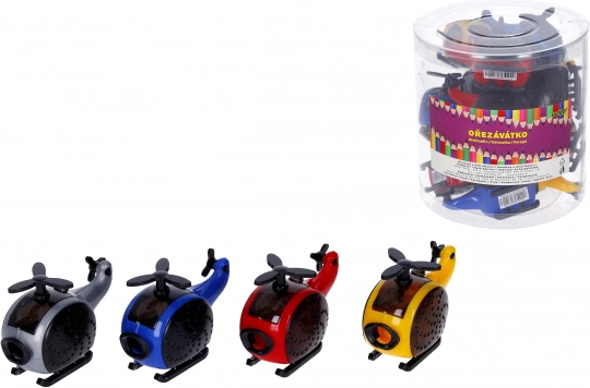 Ξύστρα με δοχείο σε σχήμα ελικόπτερου