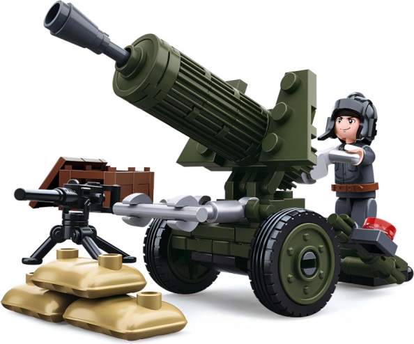 Sluban WWII αντιαρματικό κανόνι 4v1 μίνι κατασκευή